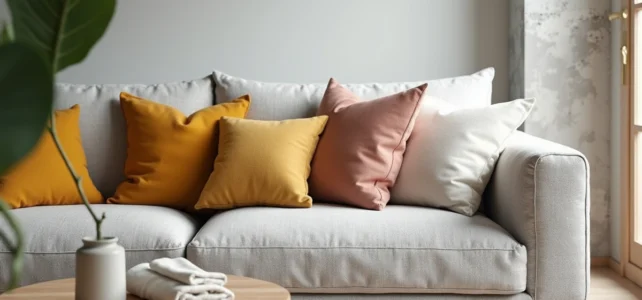 Comment harmoniser les coussins avec un canapé gris pour une déco tendance ? Comment harmoniser les coussins avec un canapé gris pour une déco tendance ?