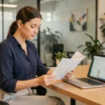 Entrepreneuse en couveuse d'entreprises en Charente-Maritime travaillant sur son projet de création d'activité