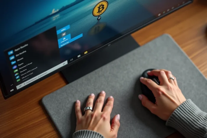 Gros plan sur un écran Windows 11 avec l'icône Le Bon Coin ajoutée sur le bureau et dans la barre des tâches
